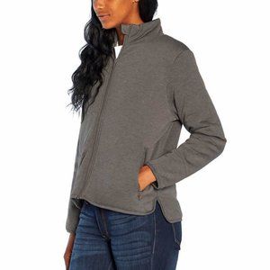 Three Dots Women's Quilted Step Hem Knit Jacket - NWT